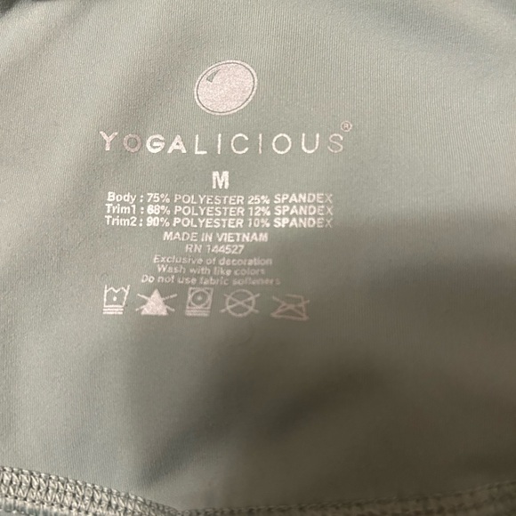 Yogalicious Lux Olive Green Leggings - Picture 5 of 5